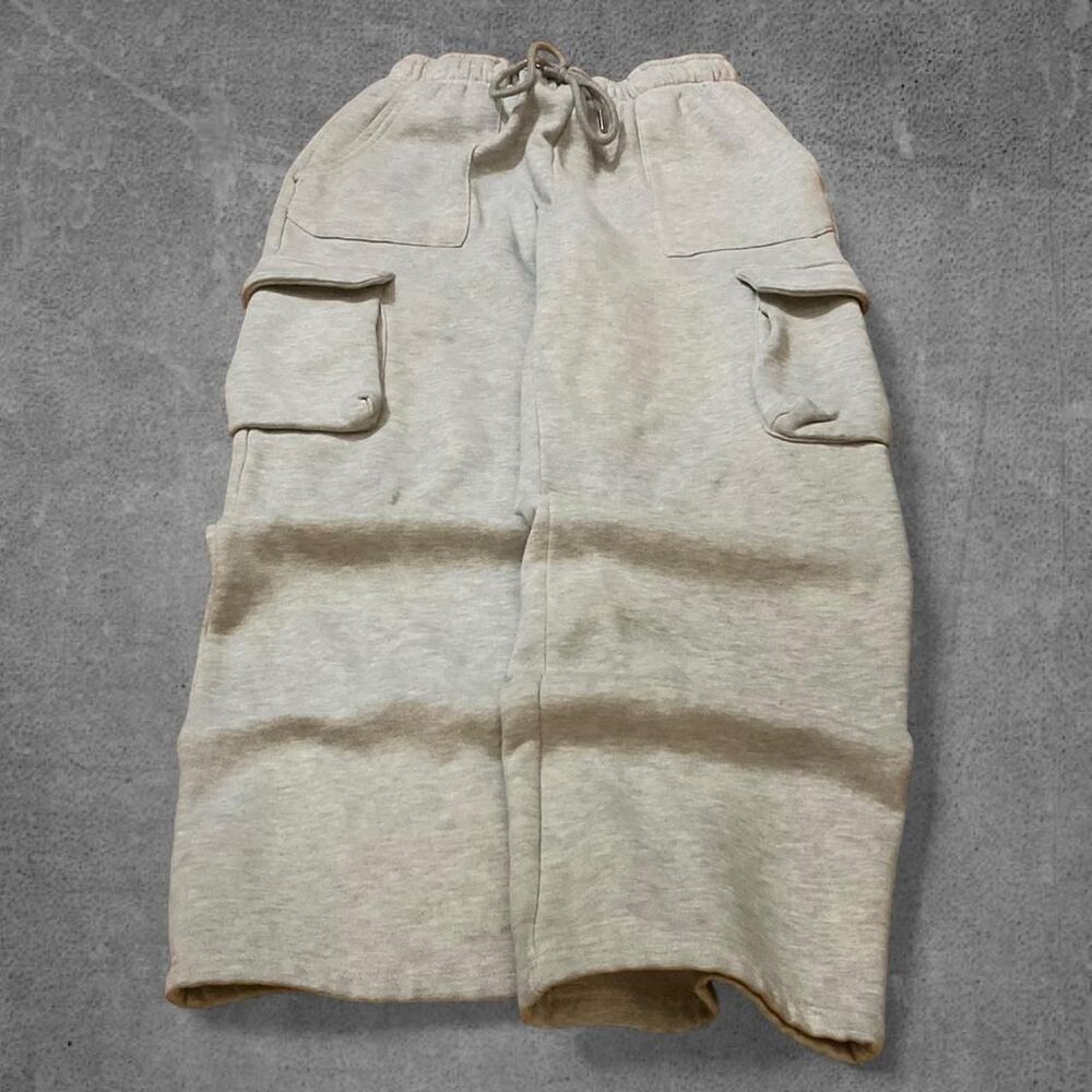 Unbranded Women's Grey and Cream Joggers-tracksuits